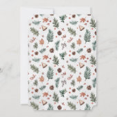 Vintage Kersttrein Verjaardagskaart Kaart (Achterkant)