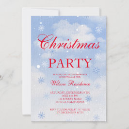 Vintage-kerstuitnodiging Kaart