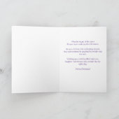 Vintage kerstvakantie Fairy  Kaart (Binnen)