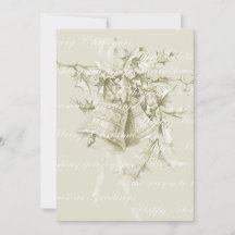 Vintage kerstvakantie klokken neutraal