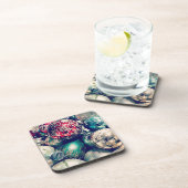 Vintage-kerstversieringen Bier Onderzetter (Rechterzijde)