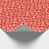 Vintage-kerstversieringen Cadeaupapier (Hoek)