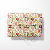 Vintage-kerstversieringen Cadeaupapier