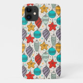 Vintage-kerstversieringen Case-Mate iPhone Case (Achterkant)