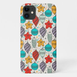 Vintage-kerstversieringen Case-Mate iPhone Case