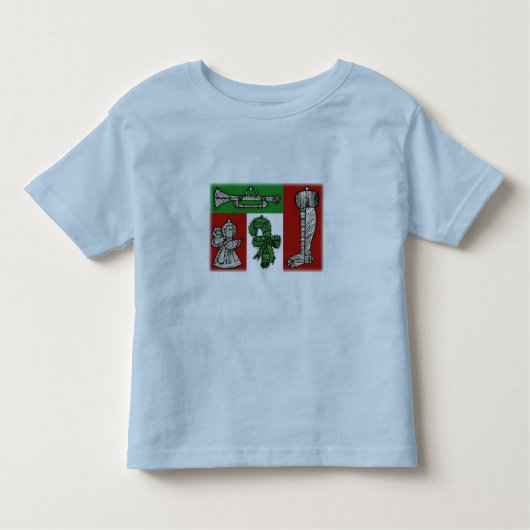 Vintage-kerstversieringen Kinder Shirts (Voorkant)
