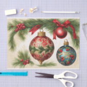 Vintage-kerstversieringen Tissuepapier (Craft)