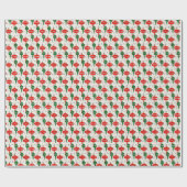 Vintage kerstversierpapier uit de jaren '50 cadeaupapier (Vlak)