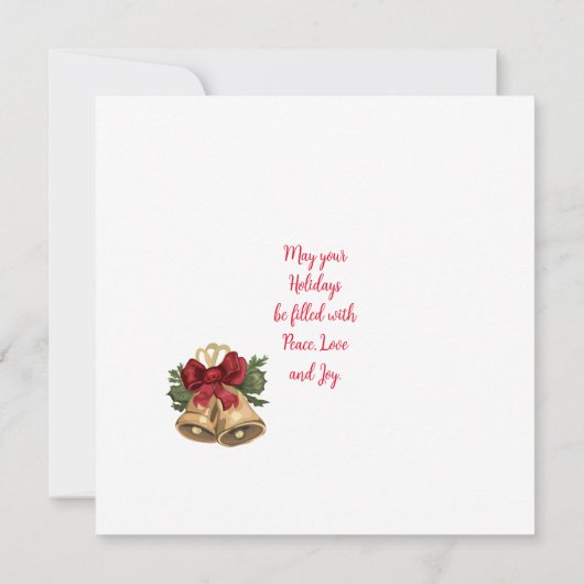 Vintage kerstvogels Vakantiekaart Kaart (Achterkant)