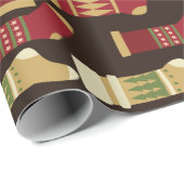 Vintage-kerstvoorraad | FEESTDAGEN Cadeaupapier (Rol Hoek)