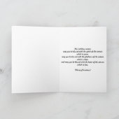 Vintage kerstwensen, neefje feestdagen kaart (Binnen)