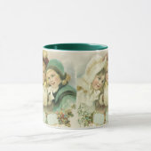 Vintage kerstzussen, Victoriaans kinderen Mok (Midden)