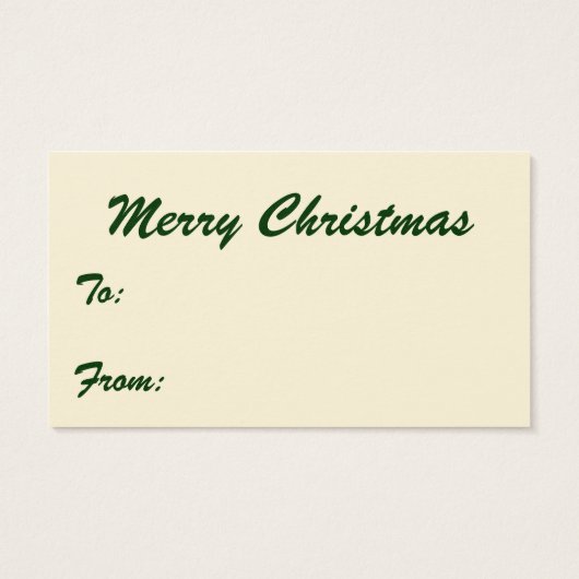 Vintage kerstzussen, Victoriaans kinderen Visitekaartje (Achterkant)