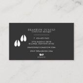 Vintage ketch Butcher Cow Visitekaartje (Achterkant)