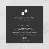 Vintage ketch Butcher Cow Visitekaartje (Achterkant)