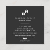 Vintage ketch Butcher Visitekaartje (Achterkant)