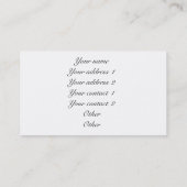 Vintage Ketting Visitekaartje (Achterkant)