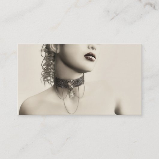 Vintage Ketting Visitekaartje (Voorkant)