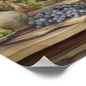 Vintage Keuken Raam Canisters Tuin Planten Poster (Hoek)