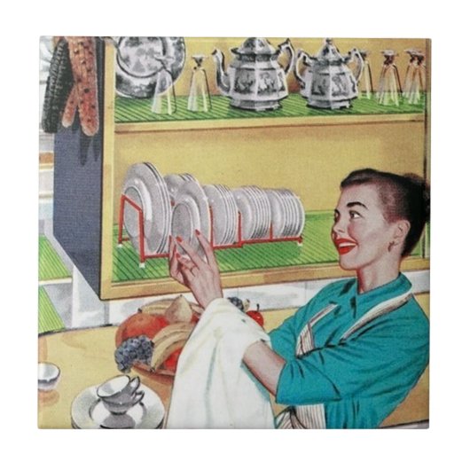 vintage keuken tegeltje (Voorkant)