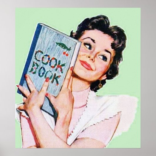 Vintage keukendecor poster (Voorkant)