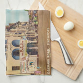 Vintage keukenhanddoek uit Singapore (Quarter Fold)