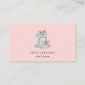 Vintage Keukenmixer roze bakkerij Visitekaartje (Voorkant)