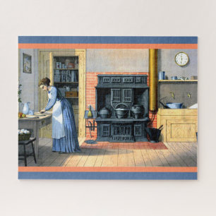 Vintage keukenscène Afbeelding Legpuzzel