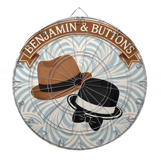 Vintage keurige dartbord (Voorkant)