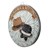 Vintage keurige dartbord (Voorkant Rechts)