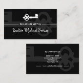 Vintage Key Real Estate Visitekaartje (Voorkant / Achterkant)