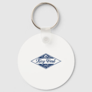 Vintage Key West Florida Keys opgericht 1828 Bea Sleutelhanger