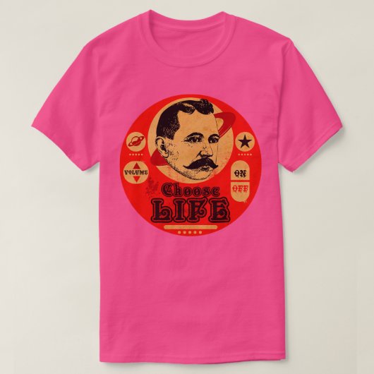 Vintage Kies het levensteken T-shirt (Design voorkant)