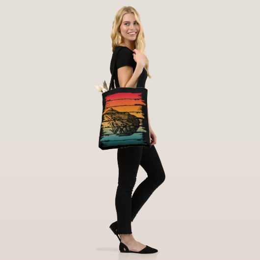VINTAGE KIKKER TOTE BAG (Op model)