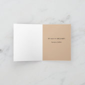 Vintage kikkers op costume verjaardagskaart kaart (Binnen)