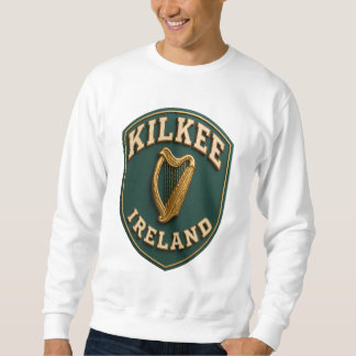 Vintage Kilkee Ierland Gouden Harp Embleem T-Shirt