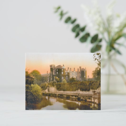 Vintage Kilkenny Castle Ierland Briefkaart (Staand voorkant)