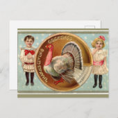Vintage kinderen en een Turkije Briefkaart (Voorkant / Achterkant)