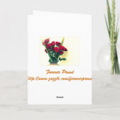 Vintage Kinderen Faerie & Faerie - Wenskaart Kaart (Achterkant)