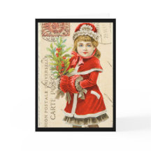"Vintage kinderen kerst Kaart"