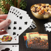 Vintage King's Britse Koninklijke Garde Groot-Brit Pokerkaarten (Insitu)