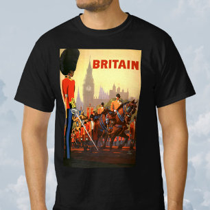 Vintage King's Britse Koninklijke Garde Groot-Brit T-shirt
