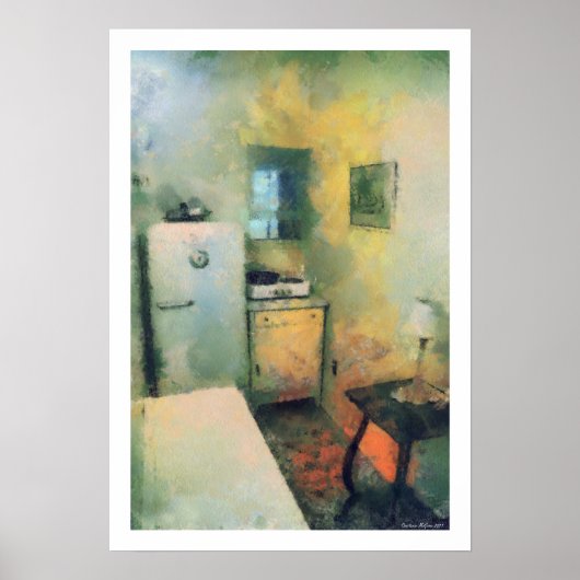 Vintage Kitchen Artwork Poster (Voorkant)
