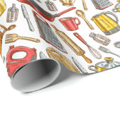 Vintage Kitchen Cadeaupapier (Rol Hoek)