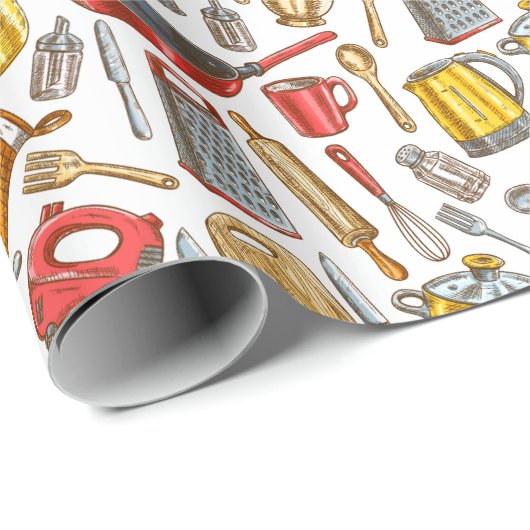 Vintage Kitchen Cadeaupapier (Rol Hoek)