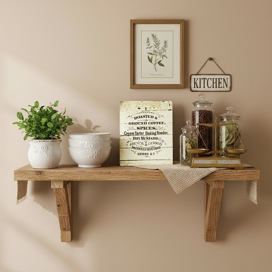 Vintage Kitchen Fotoplaat