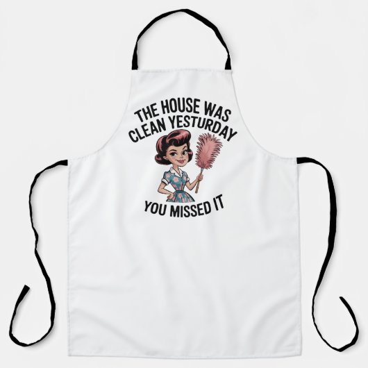 Vintage Kitchen Humor  Schort (Voorkant)