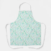 Vintage Kitchen Mint and Teal Schort (Voorkant)
