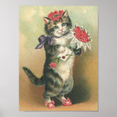 Vintage Kitten Poster (Voorkant)