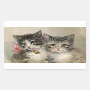 Vintage Kittens Sticker